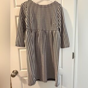 Stylish Black and White Maternity Dress